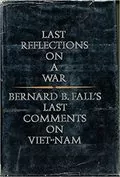Last Reflections On a War